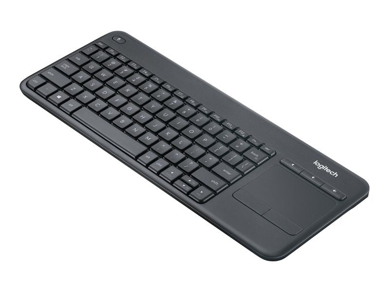 Logitech K400 Plus keyboard RF Wireless Dutch Black