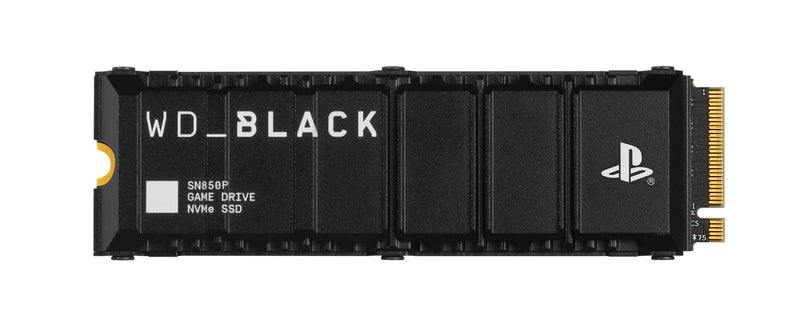 WD Black SN850P NVMe SSD WDBBYV0020BNC-WRSN - SSD - 4 To - interne - M.2 2280 - PCIe 4.0 x4 (NVMe) - dissipateur thermique intégré - pour Sony PlayStation 5