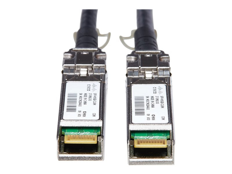 Cisco SFP+ Copper Twinax Cable - Direct attach cable - SFP+ to SFP+ - 5 m - twinaxial - SFF-8436/IEEE 802.3ae - for 250 Series, Catalyst 2960, 2960G,