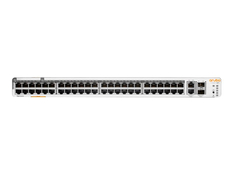 HPE Networking Instant On 1960 48G 40p Class4 8p Class6 PoE 2XGT 2SFP+ 600W Switch - Switch - Managed - 48 x 10/100/1000 + 2 x 10 Gigabit SFP+ + 2 x 1
