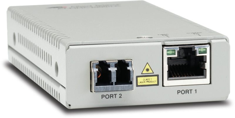 Allied Telesis AT MMC200/LC - Fibre media converter - 100Mb LAN - 10Base-T, 100Base-FX, 100Base-TX - RJ-45 / LC multi-mode - up to 2 km - 1310 nm - TA