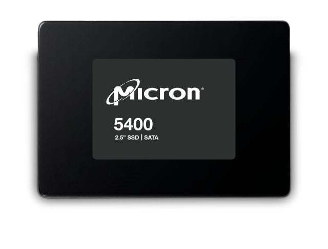 Micron 5400 MAX - SSD - Mixed Use - encrypted - 960 GB - hot-swap - 2.5" - SATA 6Gb/s - 256-bit AES - TCG Enterprise SSC, Self-Encrypting Drive (SED)