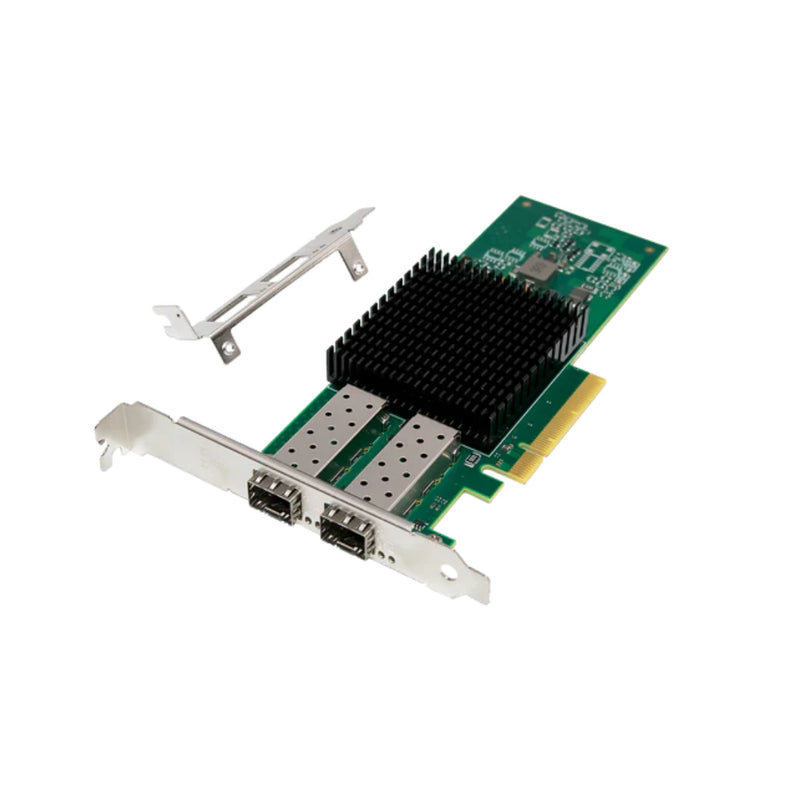 Stockage d'origine Broadcom BCM57412 alternative 82599 Carte réseau PCIe 3.0 x8 double port 10GbE SFP+