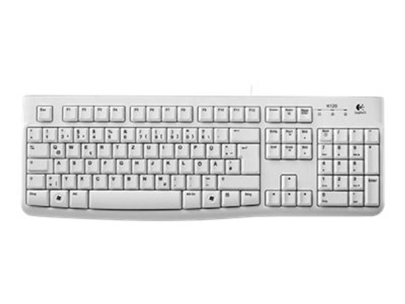 Logitech K120 oem USB white QWERTZ DE