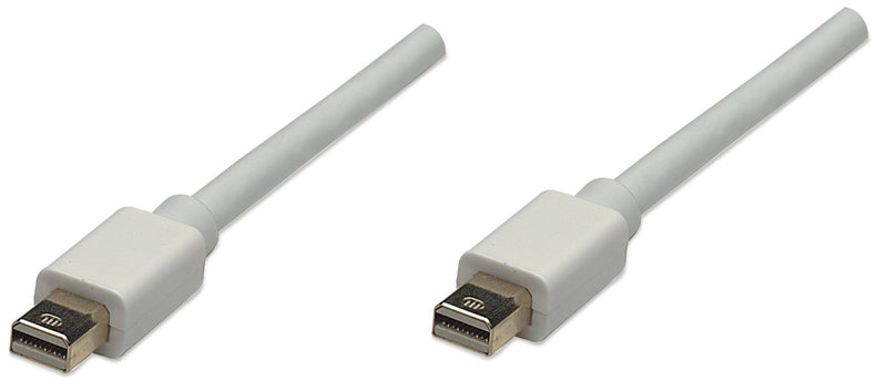 MANHATTAN MINI DISPLAY-PORT MALE TO MALE CABLE 2.0M WHITE 324632