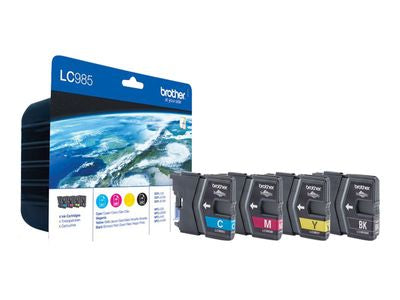 Brother Tinte LC-985 Value Pack (BK/C/M/Y)