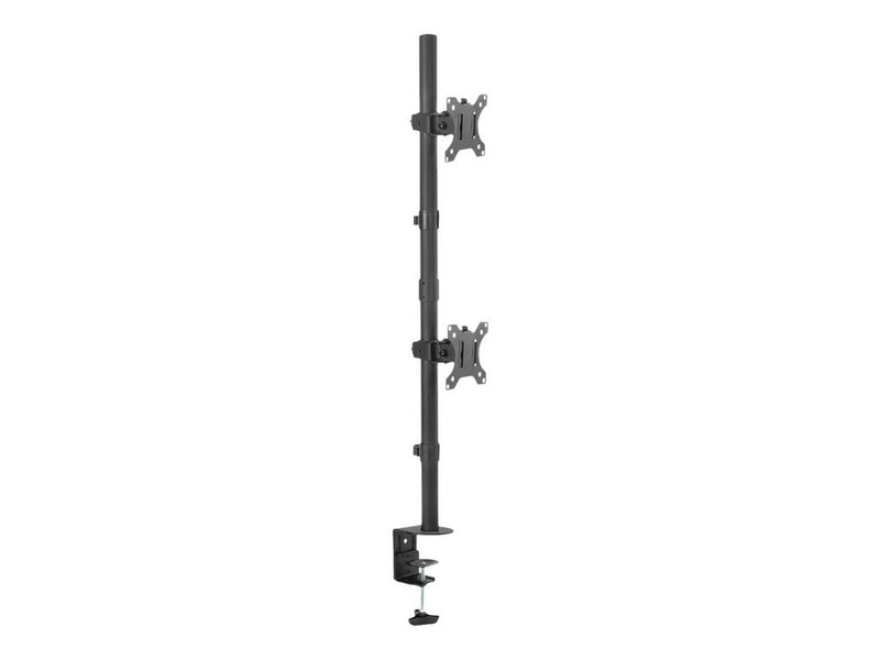 DIGITUS Dual Vertikal Monitorhalterung, 2x 32, 2x 8 kg