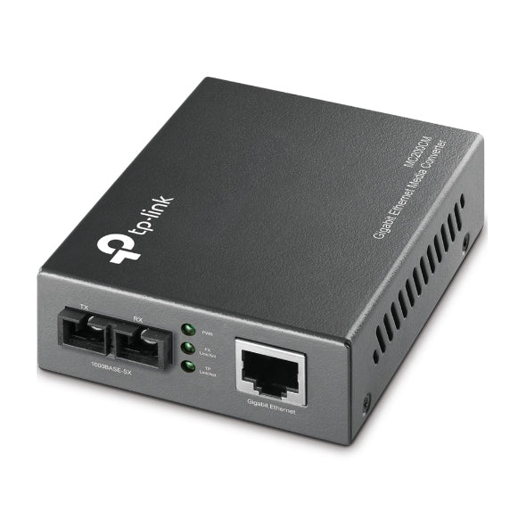 TP-Link MC200CM 10/100/1000 Mbps RJ45 to 1000 Mbps Multi-mode SC Fiber Converter