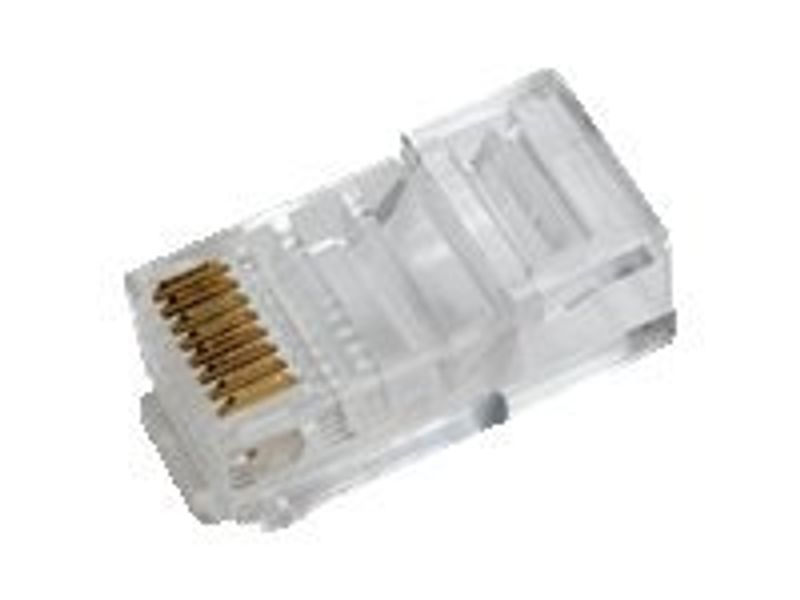 Logilink Modular Plug for flat cables 100pcs, RJ45 8P8C