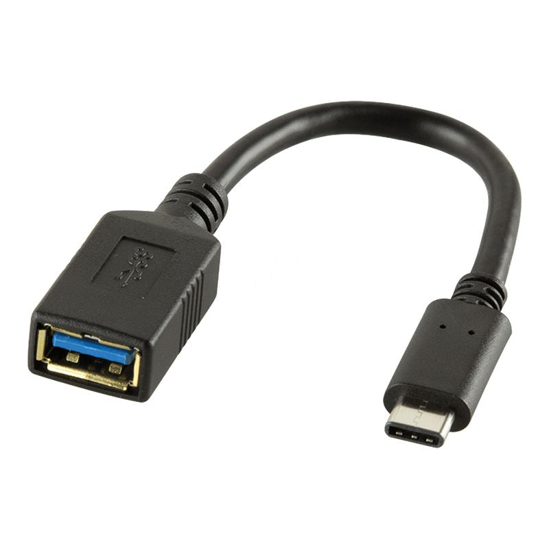Logilink Adapter USB-A(f)/Type-C (m) 0,15cm schwarz