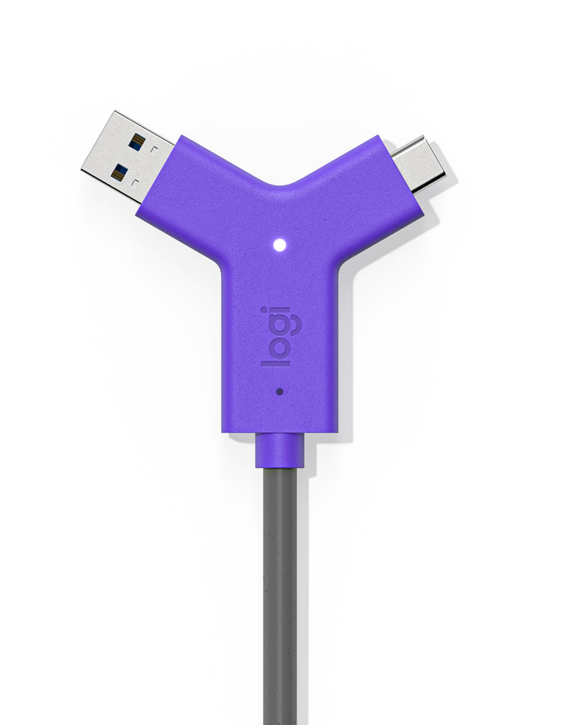 Logitech - USB cable - USB Type A (M) to USB-C (M) - USB 3.0