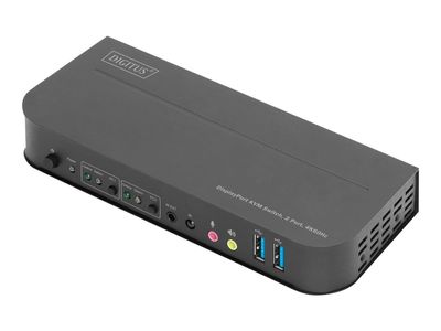 Digitus DS-12850 KVM-Switch 2-Port 4K/60Hz 2x DP > 1x DP/HDMI
