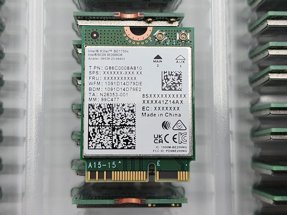 Intel Killer Wi-Fi 7 BE1750 i - Network adapter - M.2 2230 (CNVio3) - Wi-Fi 6E, Bluetooth, Wi-Fi 7