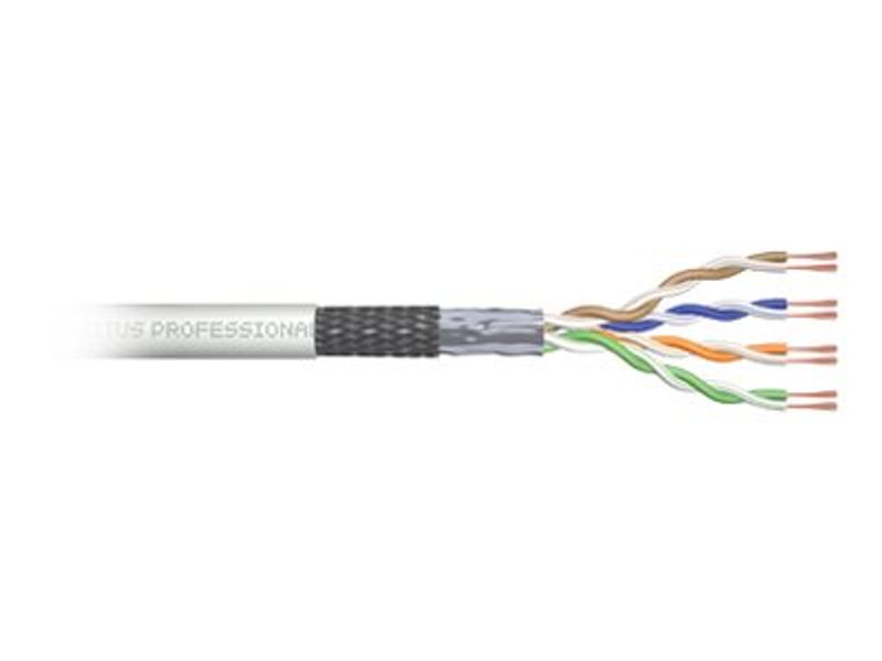 DIGITUS CAT 5e SF/UTP Twisted Pair Roh-Patchkabel,305m,grau
