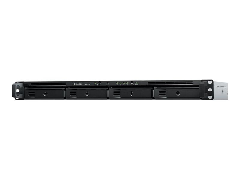 Synology RackStation RS422+ - NAS server - 4 bays - rack-mountable - SATA 6Gb/s - RAID 0, 1, 5, 6, 10, JBOD - RAM 2 GB - Gigabit Ethernet - iSCSI supp