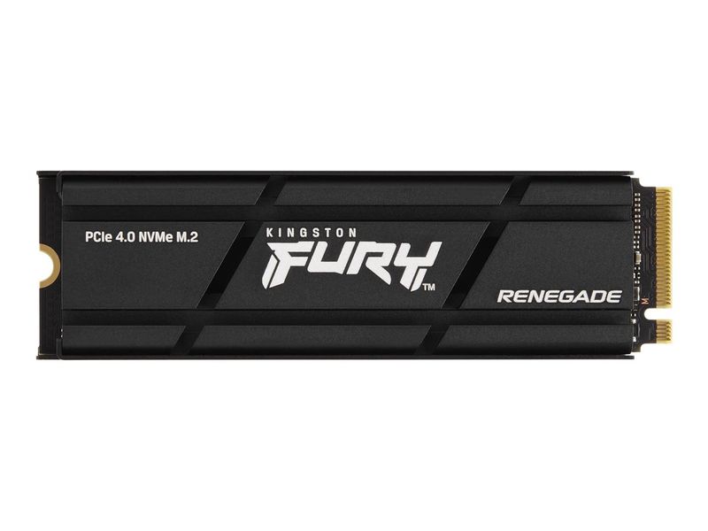 Kingston FURY Renegade - SSD - 4 TB - internal - M.2 2280 - PCIe 4.0 x4 (NVMe) - integrated heatsink
