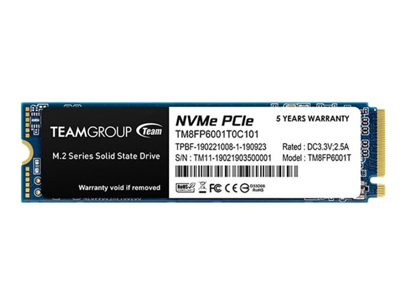 M.2 Team Group MP33 1 TB (PCIe 3.0 x4, NVMe 1.3, M.2 2280)