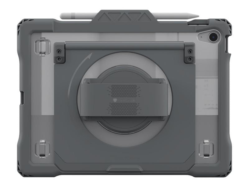 Shield Extreme-X2-H with Hand Strap for iPad 10/11th gen (Black Bezel-Gray Case)