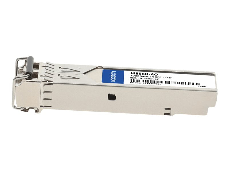 AddOn - SFP (mini-GBIC) transceiver module (equivalent to: HP J4858D) - 1GbE - 1000Base-SX - LC multi-mode - up to 550 m - 850 nm - TAA Compliant - fo