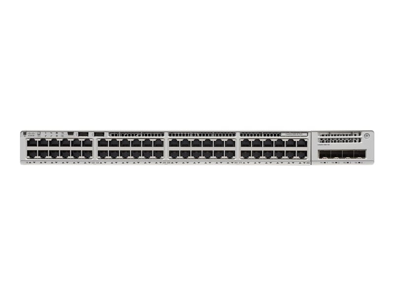 Cisco Catalyst 9200 - Essential Edition - switch - smart - 48 x 10/100/1000 (PoE+) - rack-mountable - PoE+ (740 W)
