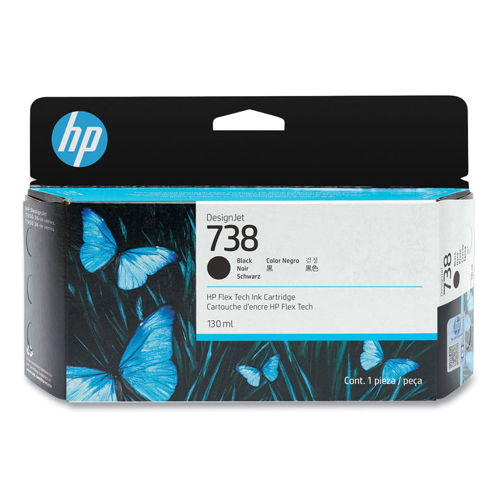 738 130-ML BLACK DESIGNJET INK
