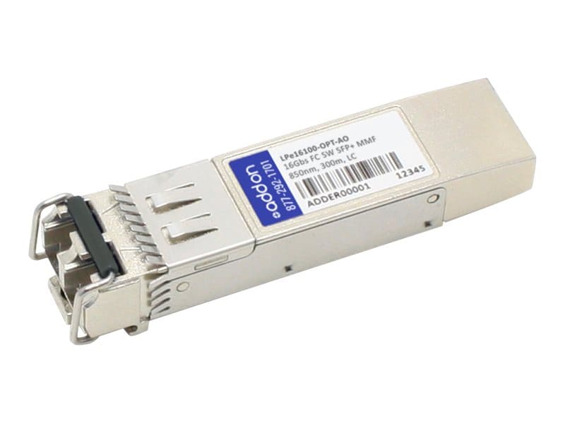 Origin Storage LPE16100-OPT Emulex Compatible Transceiver SFP+ 16GBase Fibre Channel-SW (850nm MMF 100m DOM)┬á