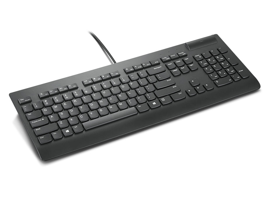 Lenovo Smartcard Wired Keyboard II - Keyboard - USB - Belgium/UK - black