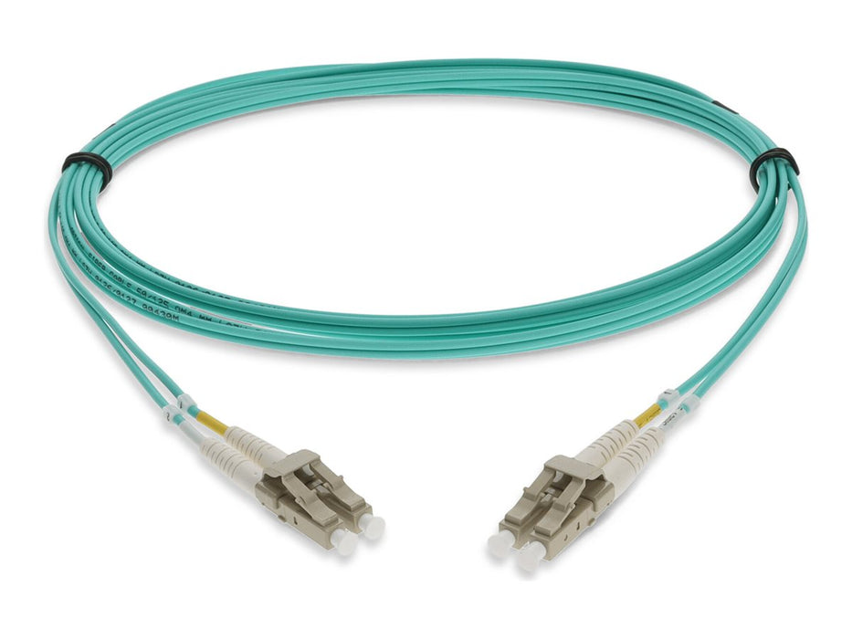 AddOn - Patch cable - LC/PC multi-mode (M) to LC/PC multi-mode (M) - 1 m - fibre optic - duplex - 50 / 125 micron - OM3 - riser - aqua