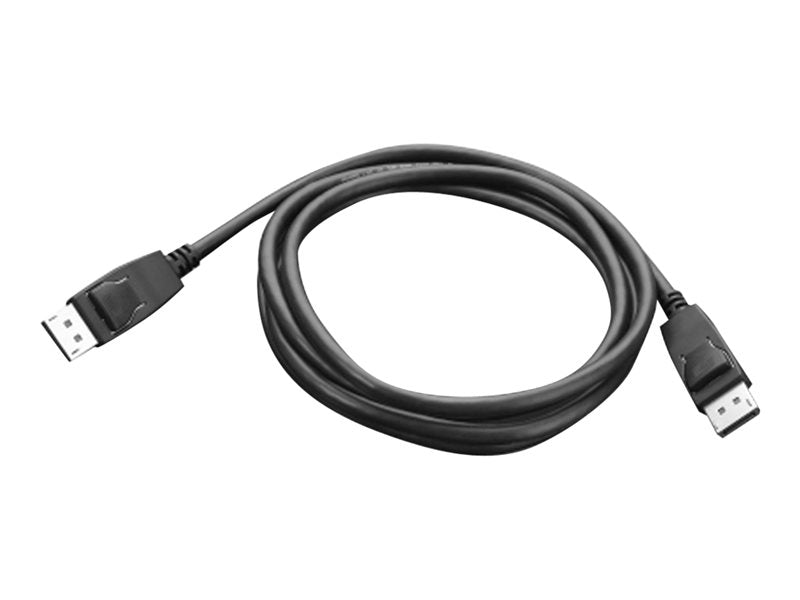 Lenovo - DisplayPort cable - DisplayPort (M) to DisplayPort (M) - 1.8 m - for ThinkCentre M75t Gen 2, M80s Gen 3, M90a Gen 3, M90q Gen 2, M90t Gen 3,