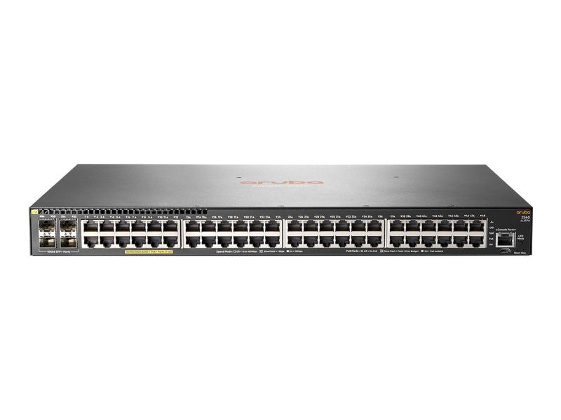 Aruba 2540 48G PoE+ 4SFP+ Managed L2 Gigabit Ethernet (10/100/1000) Power over Ethernet (PoE) 1U Grey (JL357A)