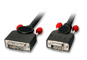 Lindy - VGA-Kabel - DVI-A (M) - HD-15 (M) - 3.0m - Schwarz (41197)