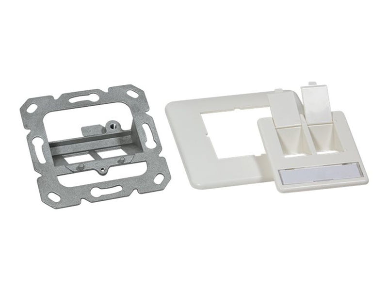 Keystone Dose Unterputz 2 modules. pure white LogiLink