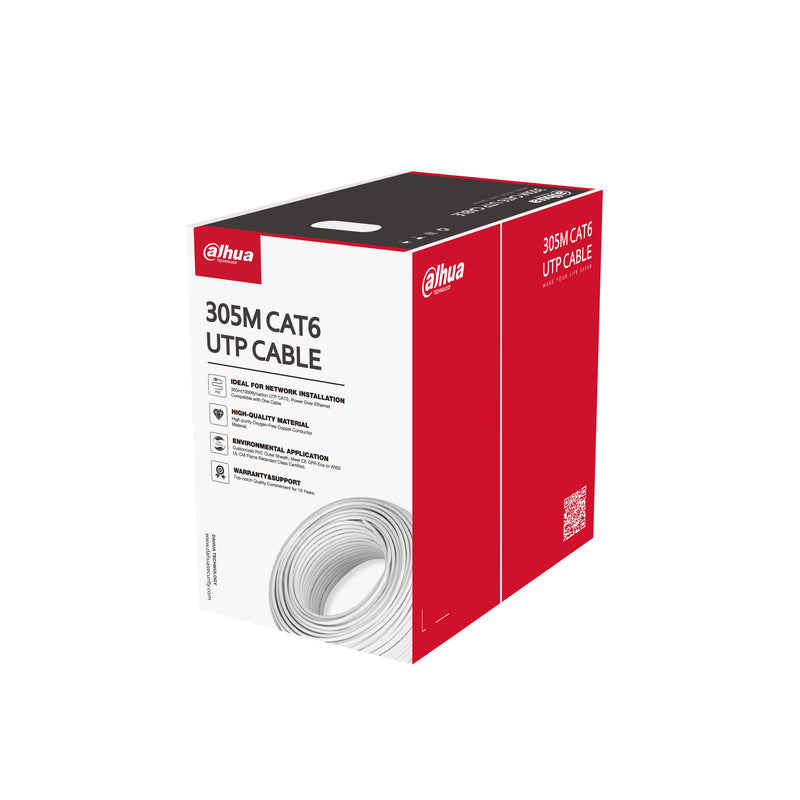 Dahua PFM920I-6UN-C Ethernet Cable CAT6 UTP 305m