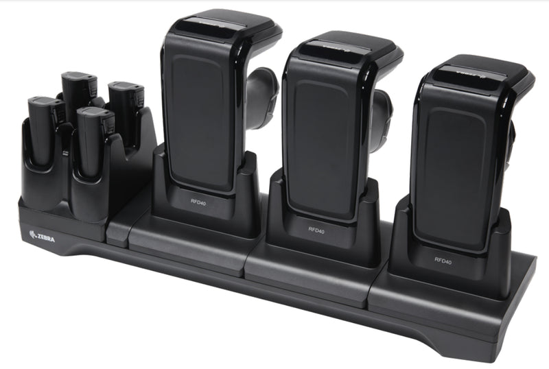 Zebra CRD3S4T-RFD49-UNIV-CHG-1R mobile device charger RFID reader Black AC Indoor