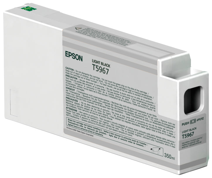 Epson Original UltraChrome HDR T5967 Druckerpatrone schwarz hell 350ml (C13T596700)