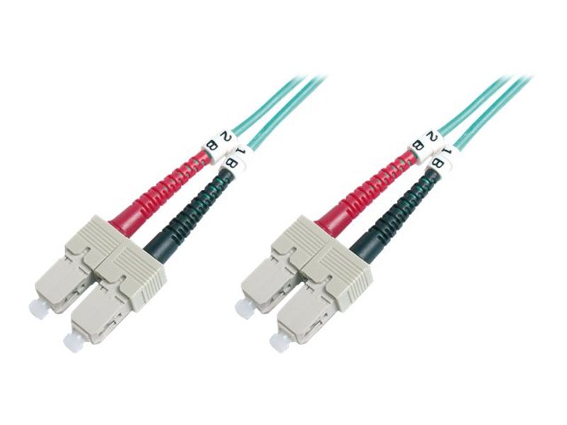 DIGITUS LWL Patchkabel SC -> SC 3.00m Multimode Duplex OM3