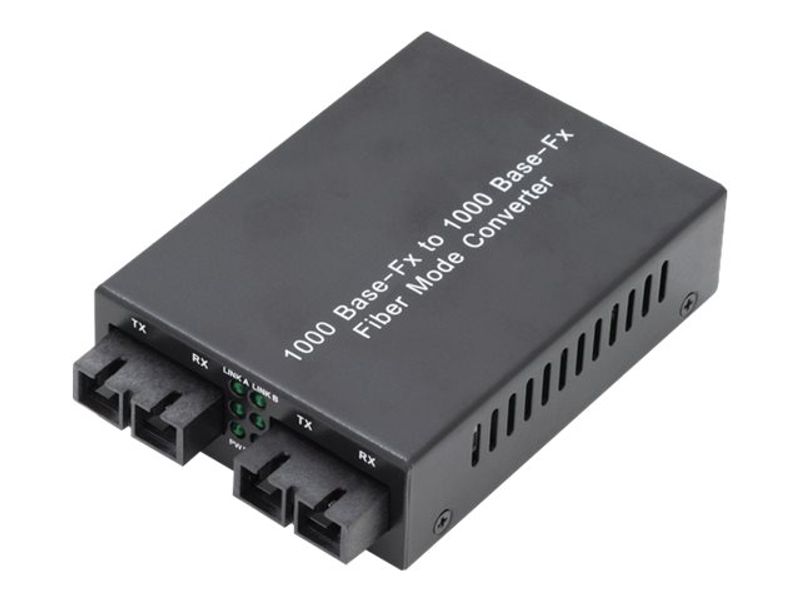 DIGITUS Medienkonverter Gigabit Multimode/ Singlemode. SC/SC
