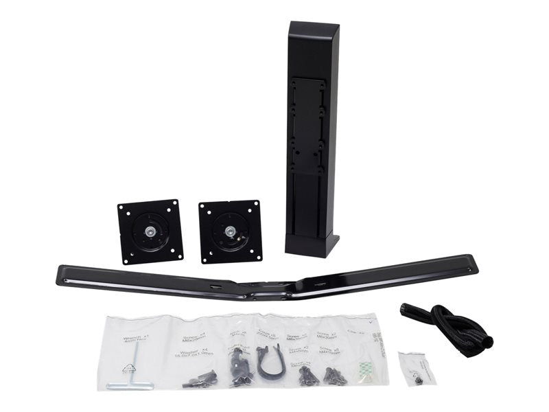 Ergotron WorkFit Universal - Twin monitor kit - black