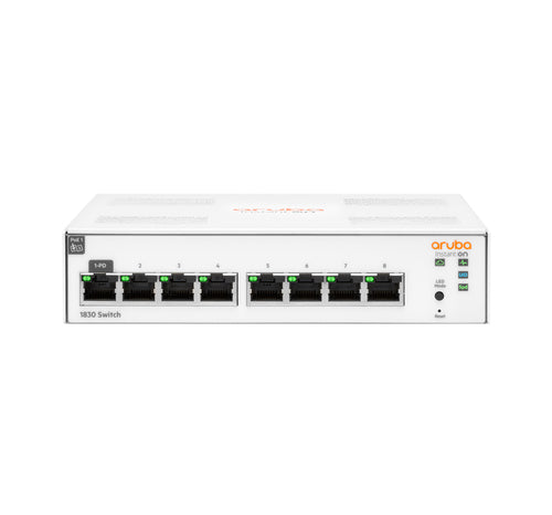 HPE Networking Instant On 1830 8G Switch - Switch - smart - 8 x 10/100/1000 - desktop