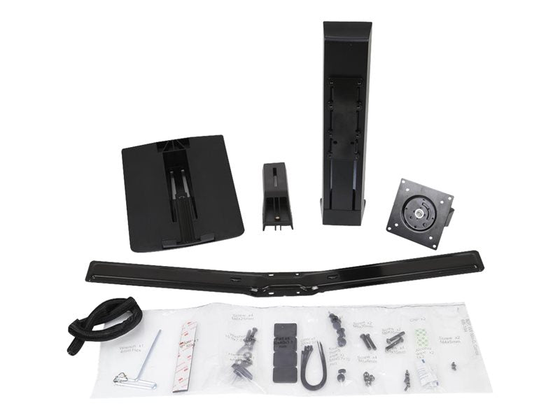 Ergotron WorkFit - Mounting kit (desk mount) - for LCD display / notebook - black - screen size: up to 24"