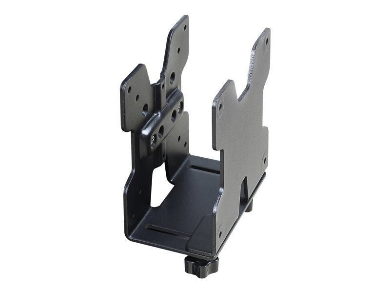 Ergotron Thin Client Mount - Mounting kit (holder, mounting hardware, strap) for personal computer - black - pole mount - for P/N: 45-353-026, 45-354-