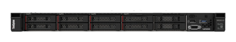 Lenovo ThinkSystem SR250 V3 7DCL - Server - rack-mountable 1U - 1-way - 1 x Xeon 6353P / up to 5.4 GHz - RAM 32 GB - hot-swap 2.5" bay(s) - no HDD - M