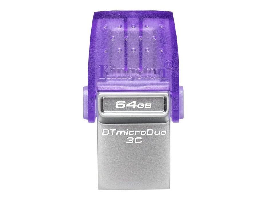 Kingston Technology DataTraveler 64GB microDuo 3C 200MB/s dual USB-A + USB-C