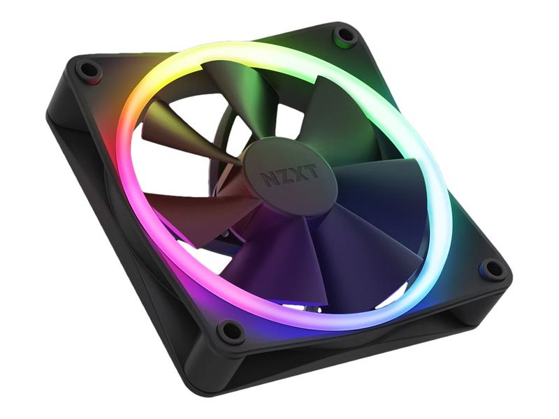 120mm NZXT F-Serie F120 RGB Lüfter Triple Black RF-R12TF-B1