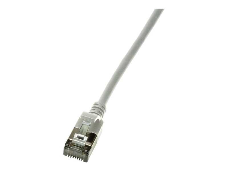 Patch cable Cat.6A TPE SlimLine grey 5,0m