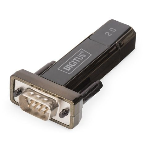 DIGITUS Adapter USB2.0/A -> seriell D-Sub9 St/St + 0.8m Kab retail