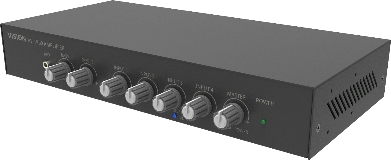 VISION Professional Digital Audio Mixer Amplifier - LIFETIME WARRANTY