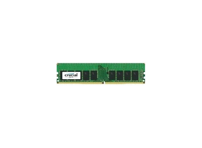 Crucial 16GB DDR4 2400 MT/s (PC4-19200) CL17 DR x8 ECC Unbuffered DIMM 288pin