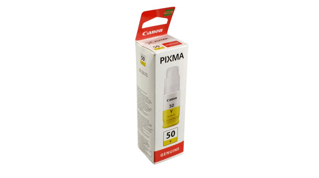 Canon GI 50 Y - Yellow - original - ink refill - for PIXMA G5050, G6050, G7050, GM2050, GM4050
