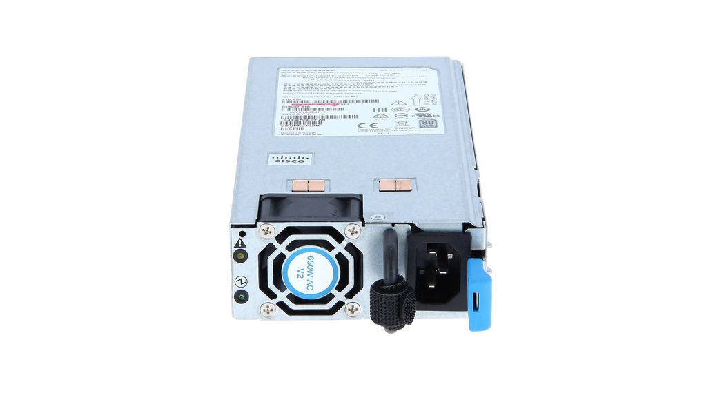Cisco - Power supply - hot-plug / redundant (plug-in module) - AC 200-240 V - 650 Watt - for Nexus 3264Q, 93108TC-EX (650 Watt), 93180YC-FX (650 Watt)